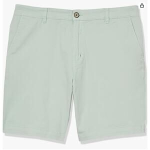 Caribbean Joe Shorts Mens Chino Aqua Size 42 Cotton Golf Stretch Comfort